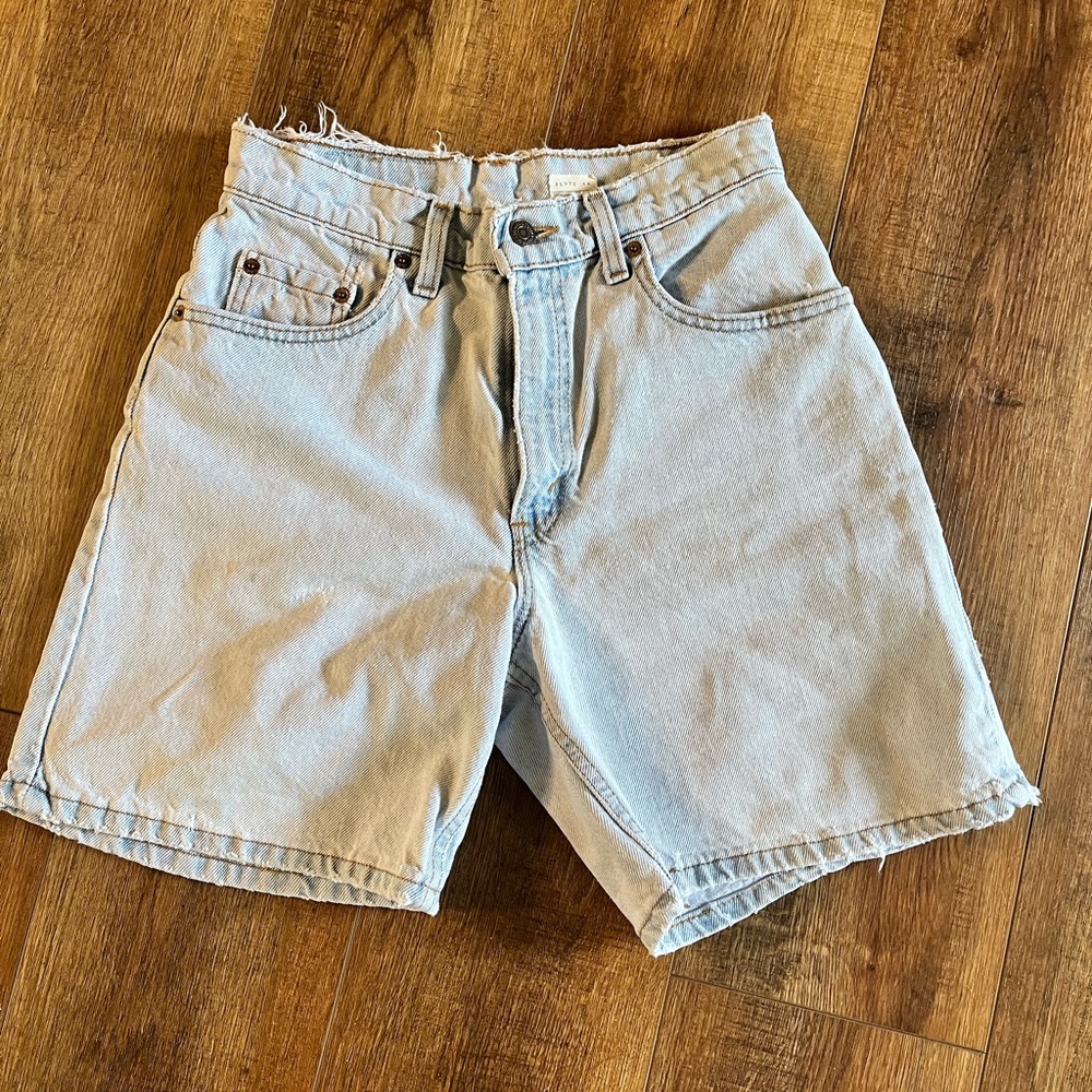 Levi's Light Blue Jean Shorts for Women